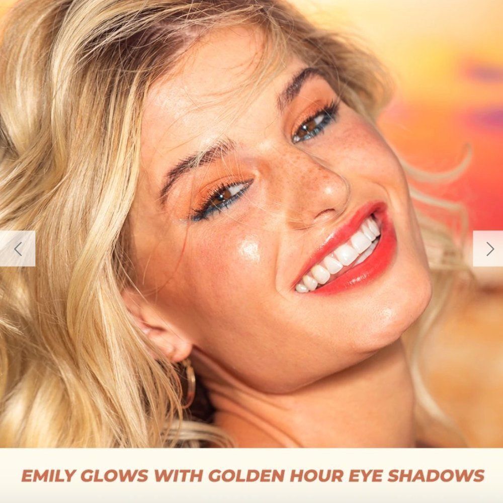 NIB Beauty For Real Golden Hour Eyeshadow Palette - Picture 6 of 12